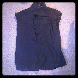 Oleg Cassini Sleeveless Button-Down - s4